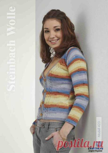 Вязание спицами кофт, балеро, жакетов, жилетов, пуловеров и свитеров » Страница 5