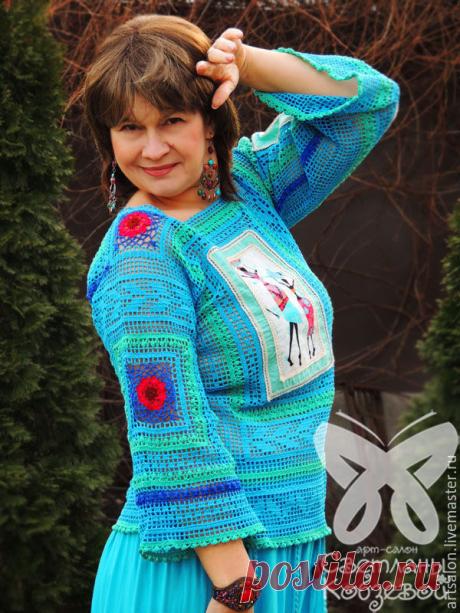 Туника авторская "Гламур-2" – купить в интернет-магазине на Ярмарке Мастеров с доставкой Туника авторская "Гламур-2" - купить или заказать в интернет-магазине на Ярмарке Мастеров | Не существует строгих рамок в подборе вещей для…