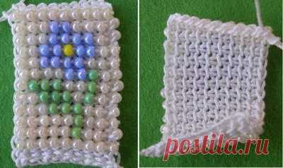 Тунисское вязание для начинающих - МК с бисером Натальи Шютц