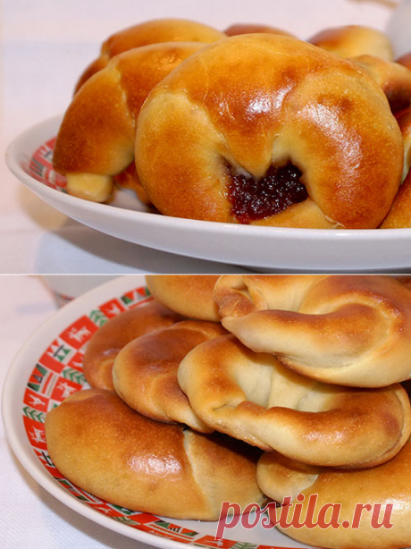 Калачики с джемом
