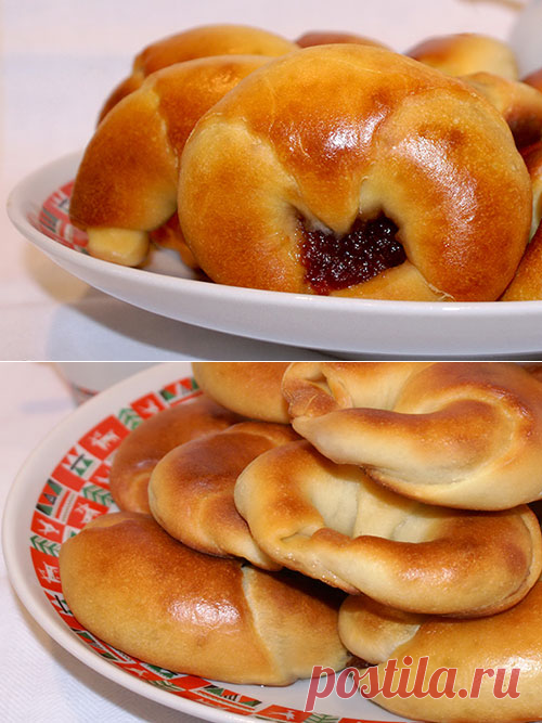 Калачики с джемом