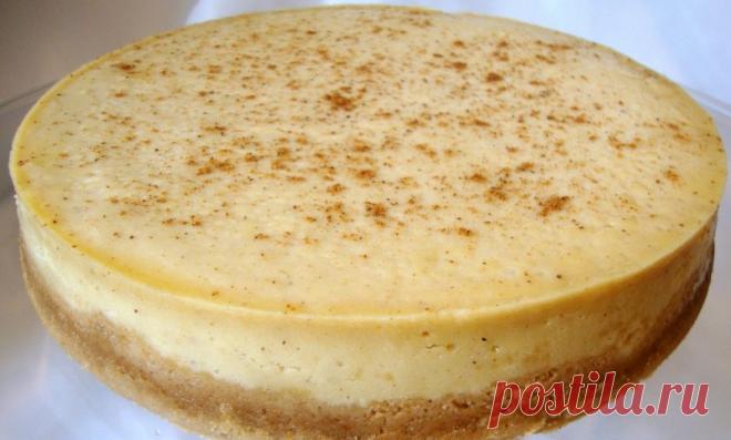 ‘Nog Cheesecake with Brandied Caramel Sauce - The Gentle Chef