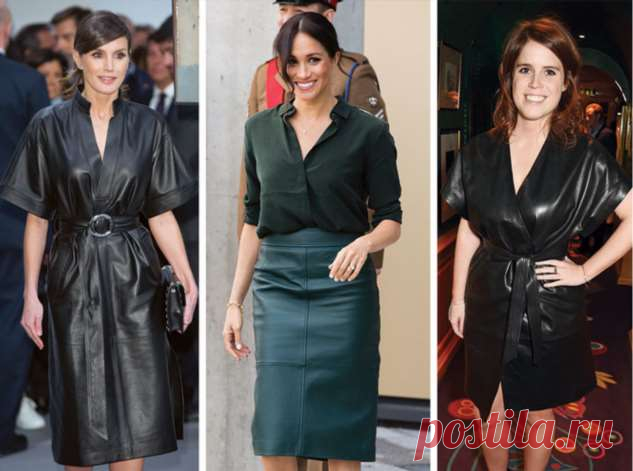 Бунтарки: как королевские особы носят кожаные вещи | Люблю Себя