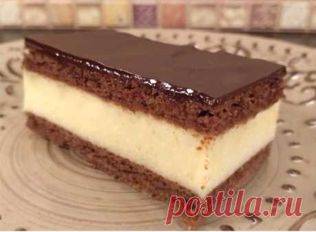 Торт ПТИЧЬЕ МОЛОКО за 15 минут! Без Выпечки. Нежный и очень вкусный!