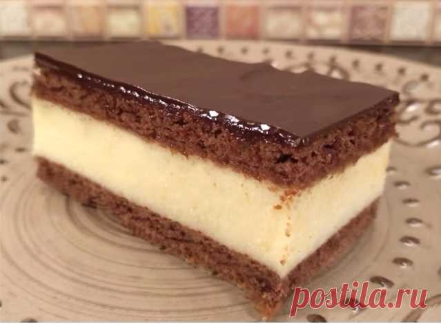 Торт ПТИЧЬЕ МОЛОКО за 15 минут! Без Выпечки. Нежный и очень вкусный!