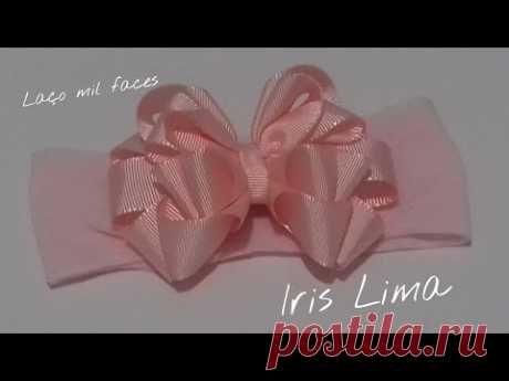Como fazer laço mil faces ,Diy ,Tutorial ,Pap By Iris Lima