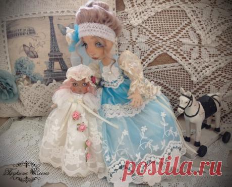 ​София, коллекционная текстильная куколка