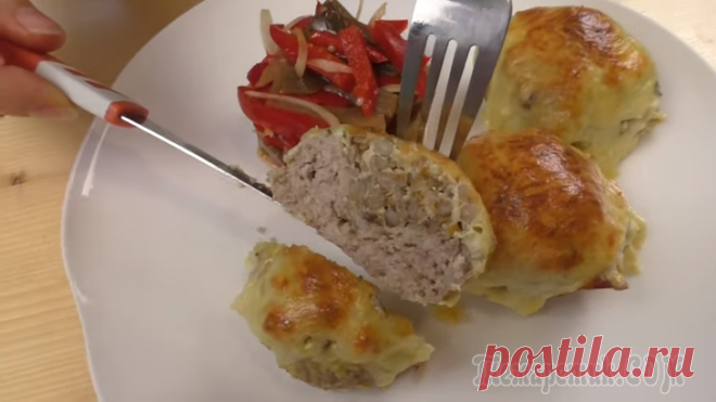 Котлеты фаршированные кашей