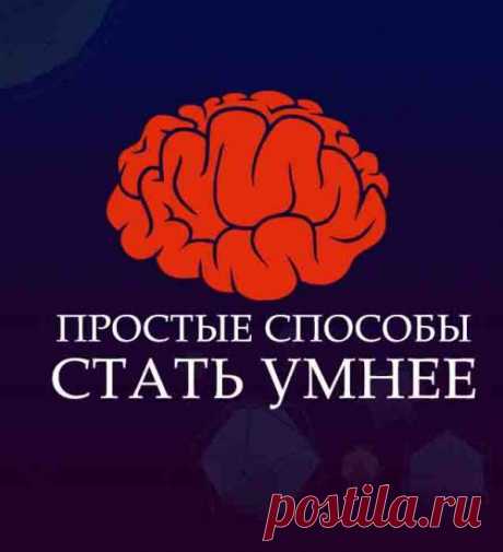 Простые способы как стать умнее | Журнал "JK" Джей Кей Мудрый человек больше учится у дураков, чем дураки у мудрого. ка