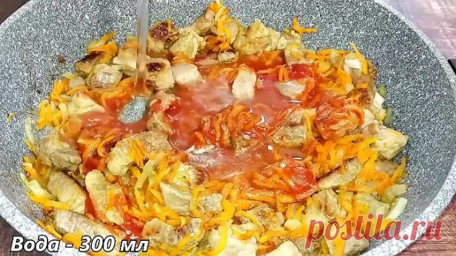 Больше не готовлю отдельно МАКАРОНЫ, а только так! Быстрый ОБЕД или УЖИН НА СКОВОРОДЕ