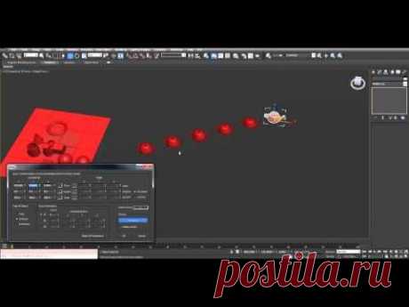 Копирование - Урок 3D Max - Бесплатный курс Быстрый старт в 3Ds Max (день #4)