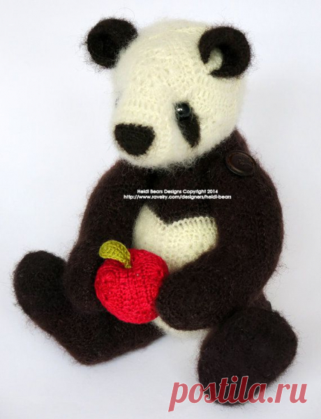 Ling-Ling the Panda African Flower Crochet Pattern от heidibears МАГАЗИН Хейди