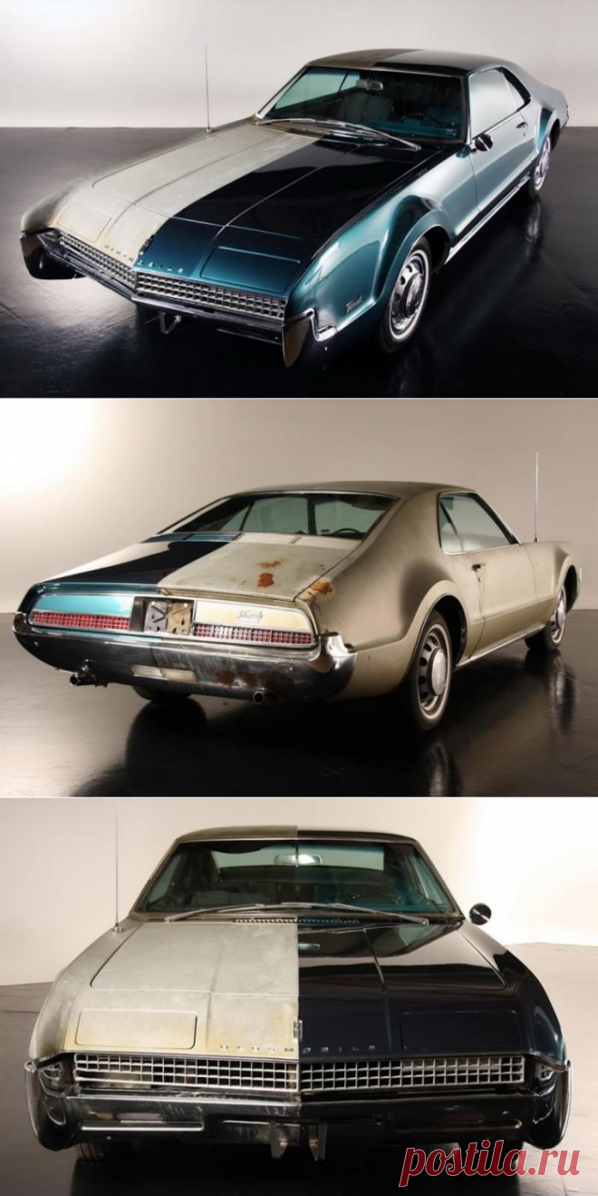 Интересная реставрация половины Oldsmobile Toronado