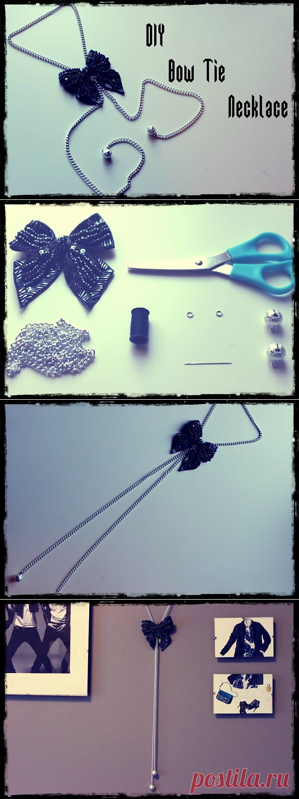 DIY галстук-бабочка (мастер-класс) / Украшения и бижутерия / Модный сайт о стильной переделке одежды и интерьера