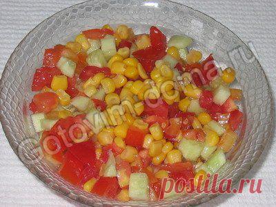 Рецепт: Салат овощной "Хорошее настроение"