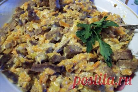 Салат «Печёночный»