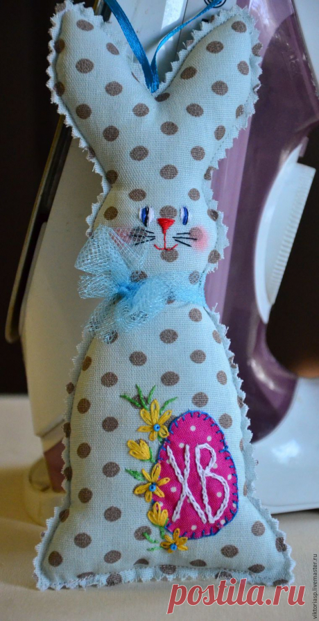Шьем пасхального зайчика - Ярмарка Мастеров - ручная работа, handmade