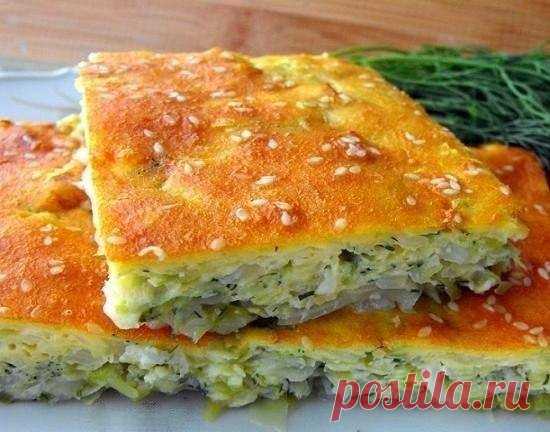 Капустный пирог на кефире | Школа вкуса - вкусные кулинарные рецепты