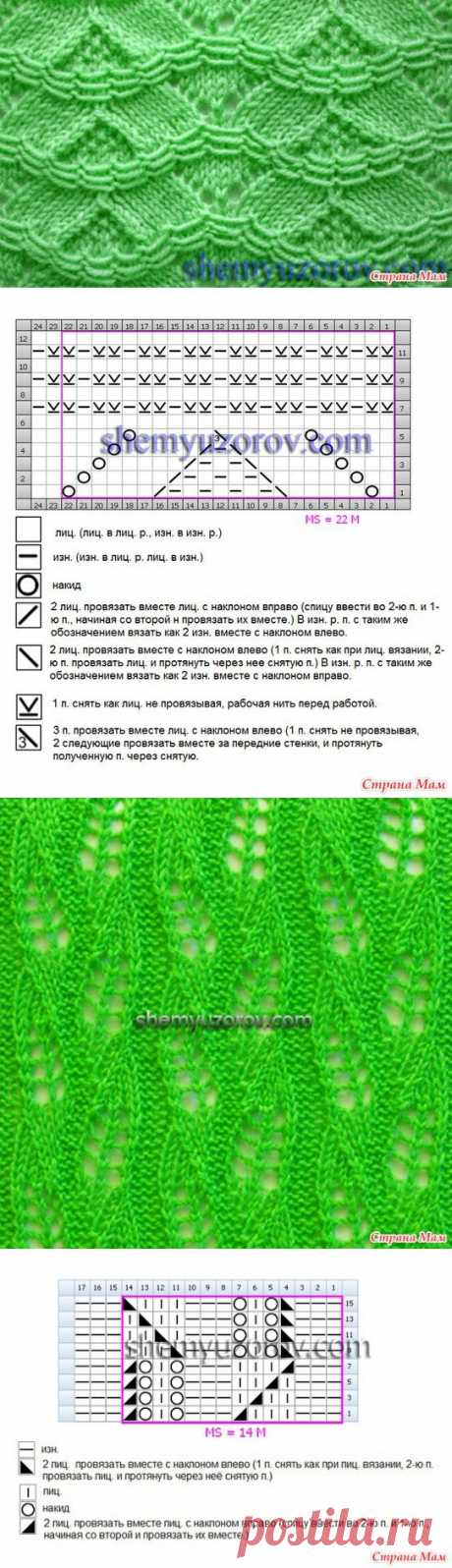 Шедевры 67. Красивые узоры спицами. - Вязание - Страна Мам