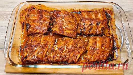 Сочные и нежные свиные ребрышки в духовке. Рецепт от Всегда Вкусно! - поиск Яндекса по видео