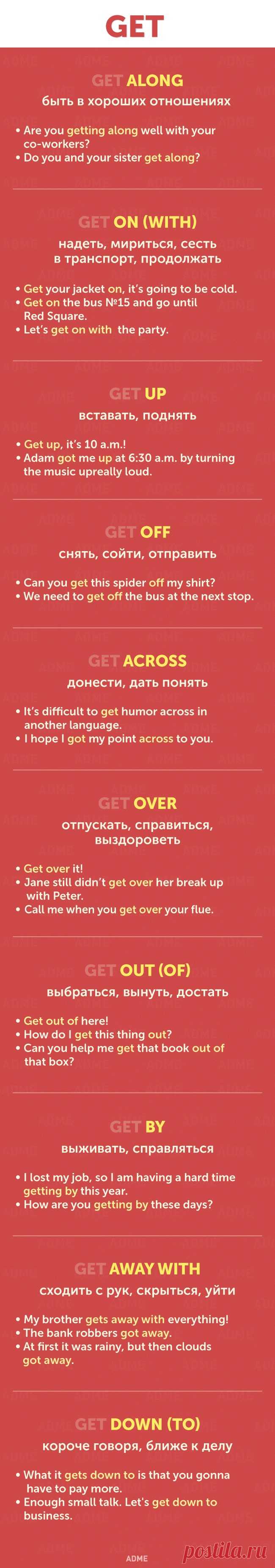 60+ фраз с самыми нужными английскими глаголами