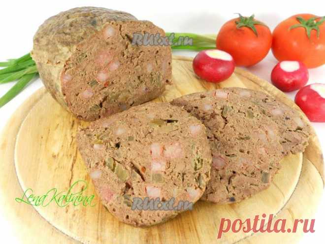 необыкновенно вкусная домашняя печеночная колбаса