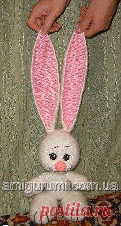Большой заяц – большие уши (МК) — Вязаные игрушки. Амигуруми всех стран, соединяйтесь