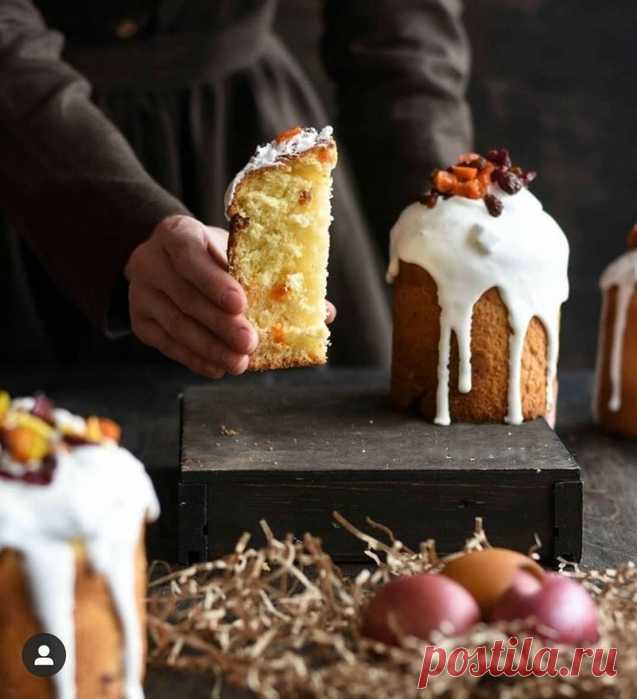 Куличики с курагой и изюмом