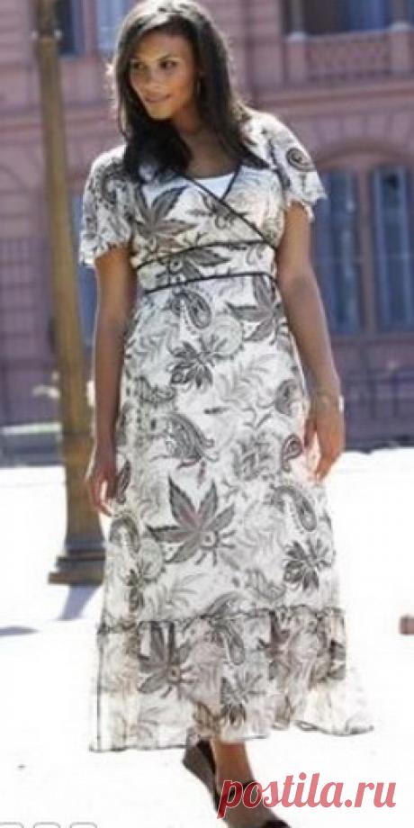 222 красивых летних платья для полных -