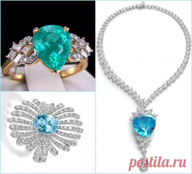 Камень турмалин параиба - свойства и украшения!