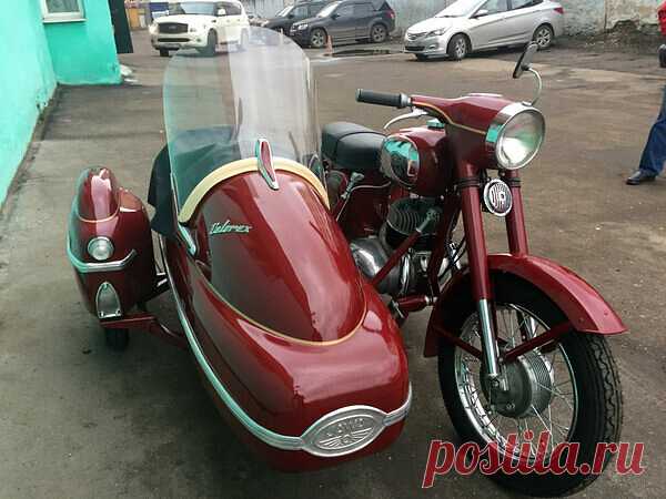 Старушка покорившая СССР, самый красивый из мотоциклов марки Ява, Ява 350