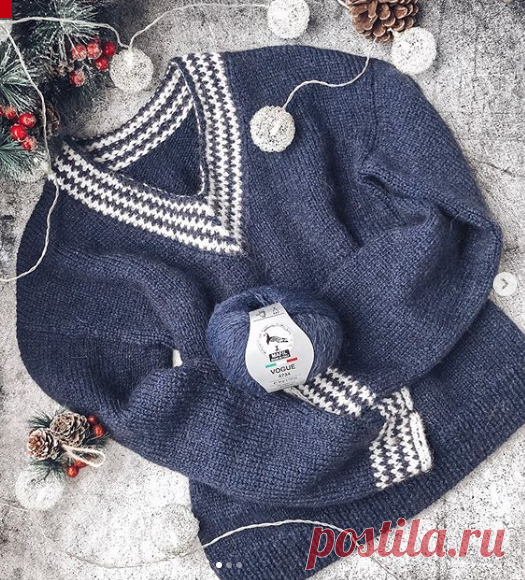 Lyudmila Aksenik в Instagram: «Все, перехожу в режим Jingle Bells 🎄 Держите настоящий новогодний свитер, передающий атмосферу наступающего праздника. А если его связать…»