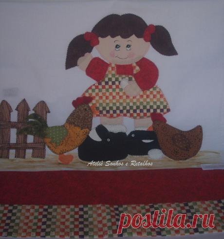 Лоскутные апликации в стиле пэчворк Sandra Regina Sierascky