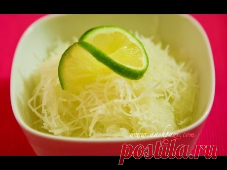 How to make faloodeh shirazi (falooda) at home in easy steps. Faloodeh Shirazi (falooda) an Iranian dessert recipe. for more detail click https://www.aashpazi...