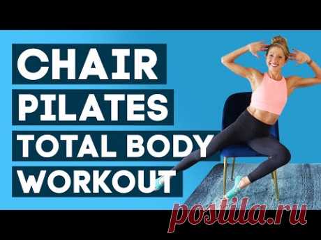 Chair Pilates Total Body Workout | Chair Pilates Full Body Workout (NO IMPACT!)