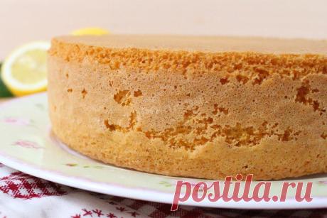 Бисквит ровный, легкий, вкусный и главное - без горки + советы