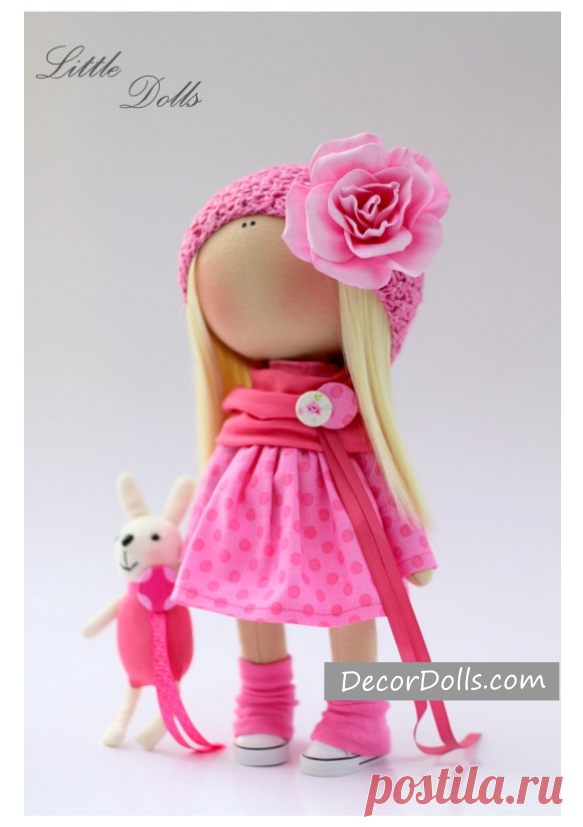 Handmade Fabric Doll, Tilda Collection Doll, Soft Nursery Doll, Cloth – Decor Dolls