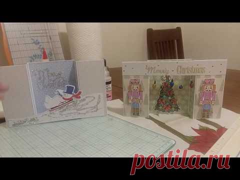 МК для новичков. Открытка Новогодняя с мостиком - запись пользователя Octyabrina66 (Лилия Перепёлкина) в сообществе Новый год в категории Открытки и упаковка