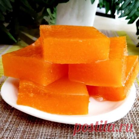 Вкусный и полезный мармелад из тыквы, за полчаса – пошаговый рецепт с фотографиями