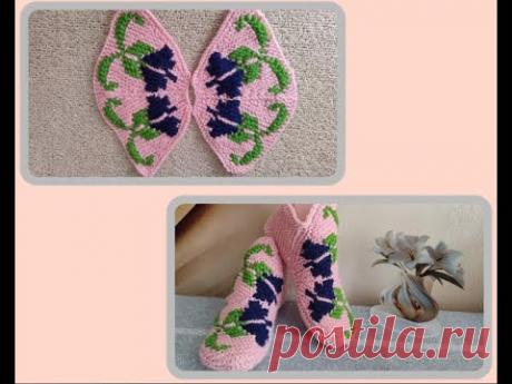 Красивый орнамент для тапочек