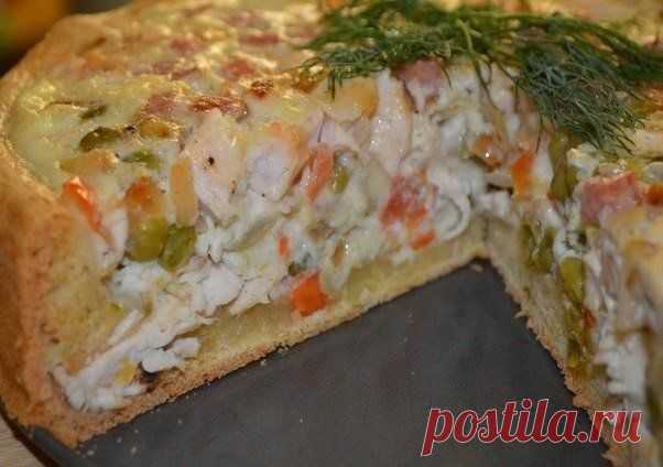 Новости
Открытый пирог с мясом и овощами.

Ингредиенты:
Для теста: 
100 грамм сливочного масла
одна треть стакана молока
1 столовая ложка сметаны
0,5 чайной ложки гашеной соды 
2- 2,5 стакана муки