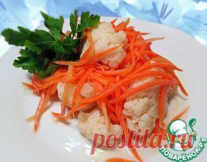 Цветная капуста маринованная по-корейски за 6 часов.