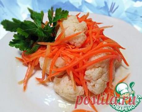 Цветная капуста маринованная по-корейски за 6 часов.