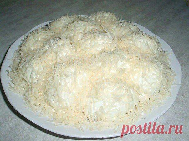 Салат Сугробы / Изысканные кулинарные рецепты
