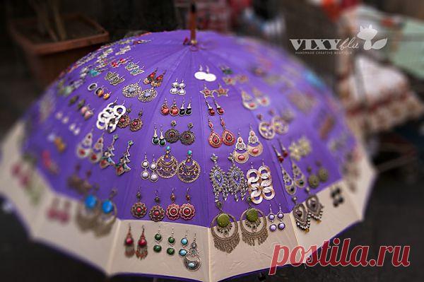 Зонт для украшений / Организованное хранение / Модный сайт о стильной переделке одежды и интерьера