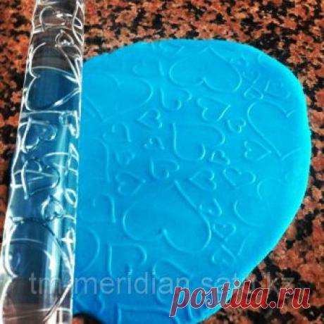 Акриловая скалка узорная, акриловые скалки. кондитерские инструменты и аксессуары в Алматы недорого от компании "Супермаркет для кондитера "Asdecor""