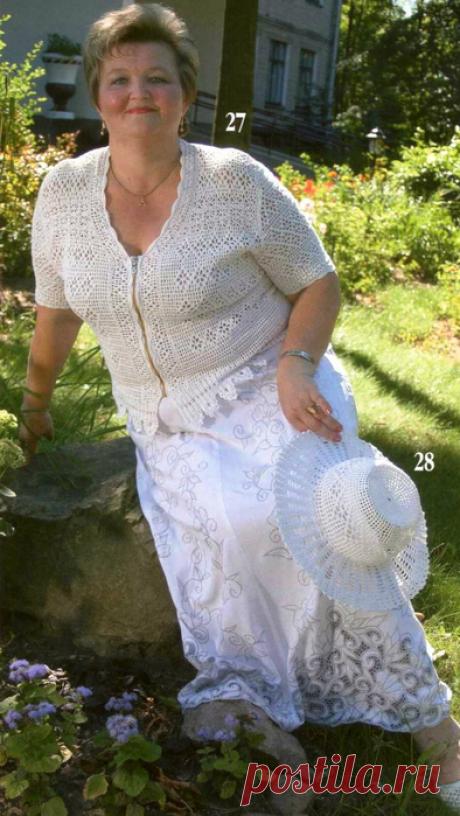 Ажурный жакет