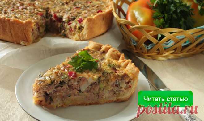 Рыбный пирог на скорую руку! — ✔️ Рецпты