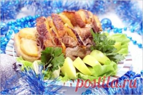 Свинина запеченная с яблоками – Рецепты. Новогодние рецепты 2016. Новогодние вторые блюда