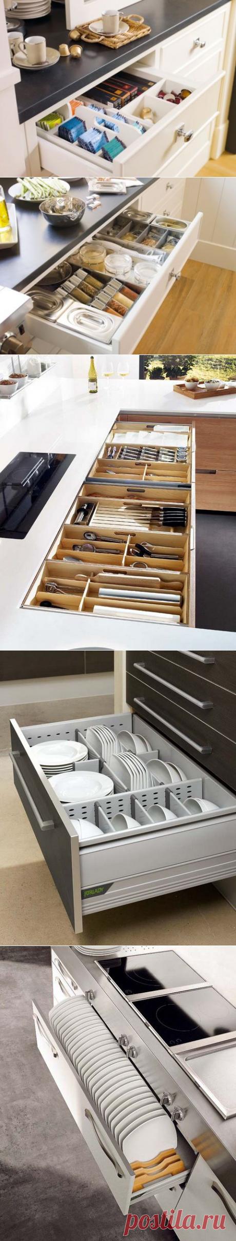 36 идей для организации кухонного ящика ~ Sweet home